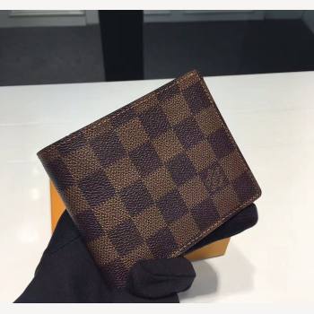 Louis Vuitton Amerigo Wallet N41635 Damier Ebene Canvas 2021 (KI-21101306)