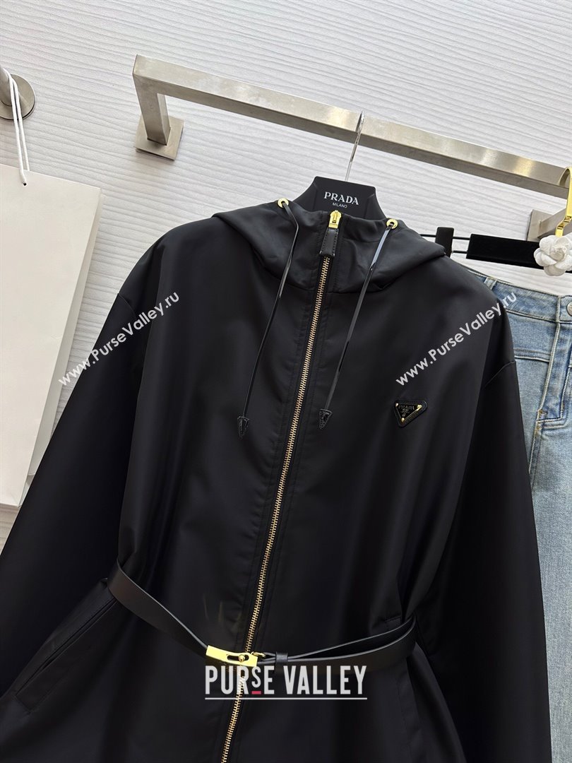 Prada Nylon Jacket P032706 Black 2024 (Q-24032706)