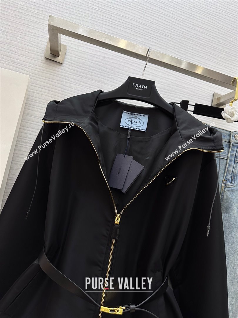 Prada Nylon Jacket P032706 Black 2024 (Q-24032706)