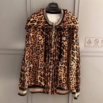 Dolce Gabbana Leopard Cotton Jacket DG032707 2024 (Q-24032707)