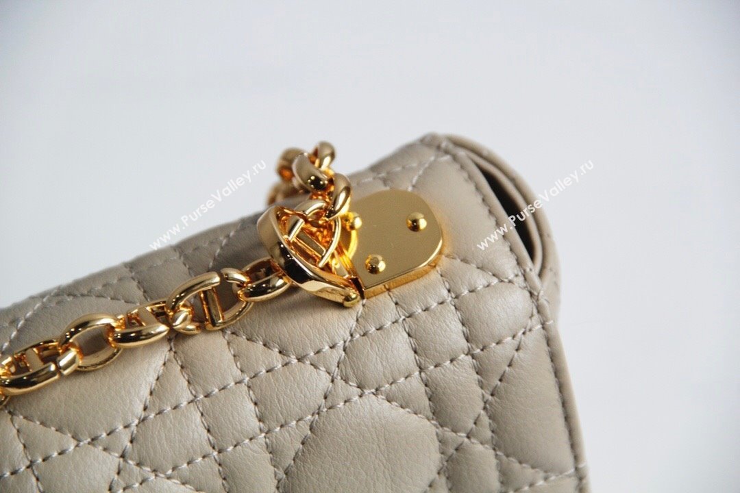 Dior Medium Caro Chain Bag in Soft Cannage Calfskin Beige 2024 (DMZ-24052202)