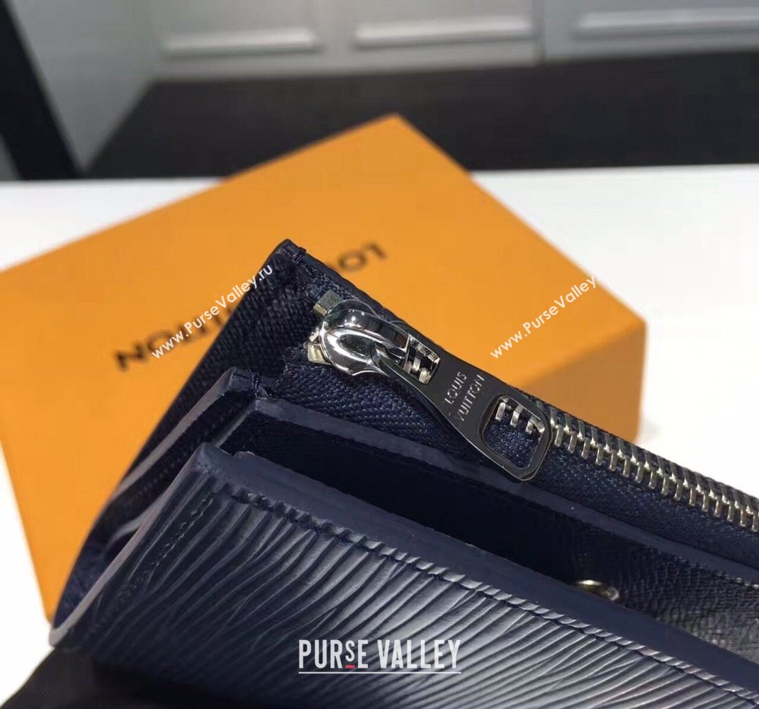 Louis Vuitton Smart Wallet in Epi Leather M64007 Dark Blue 2021 (KI-21101308)