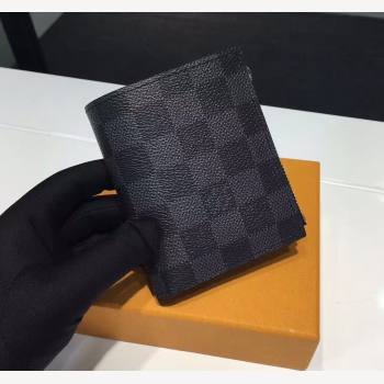 Louis Vuitton Smart Wallet in Damier Graphite Canvas N64021 Black 2021 (KI-21101309)