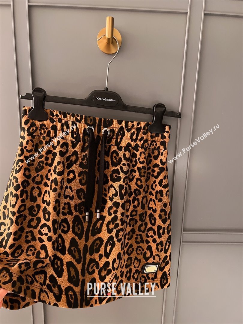 Dolce Gabbana Leopard Cotton T-shirt DG032710 2024 (Q-24032710)