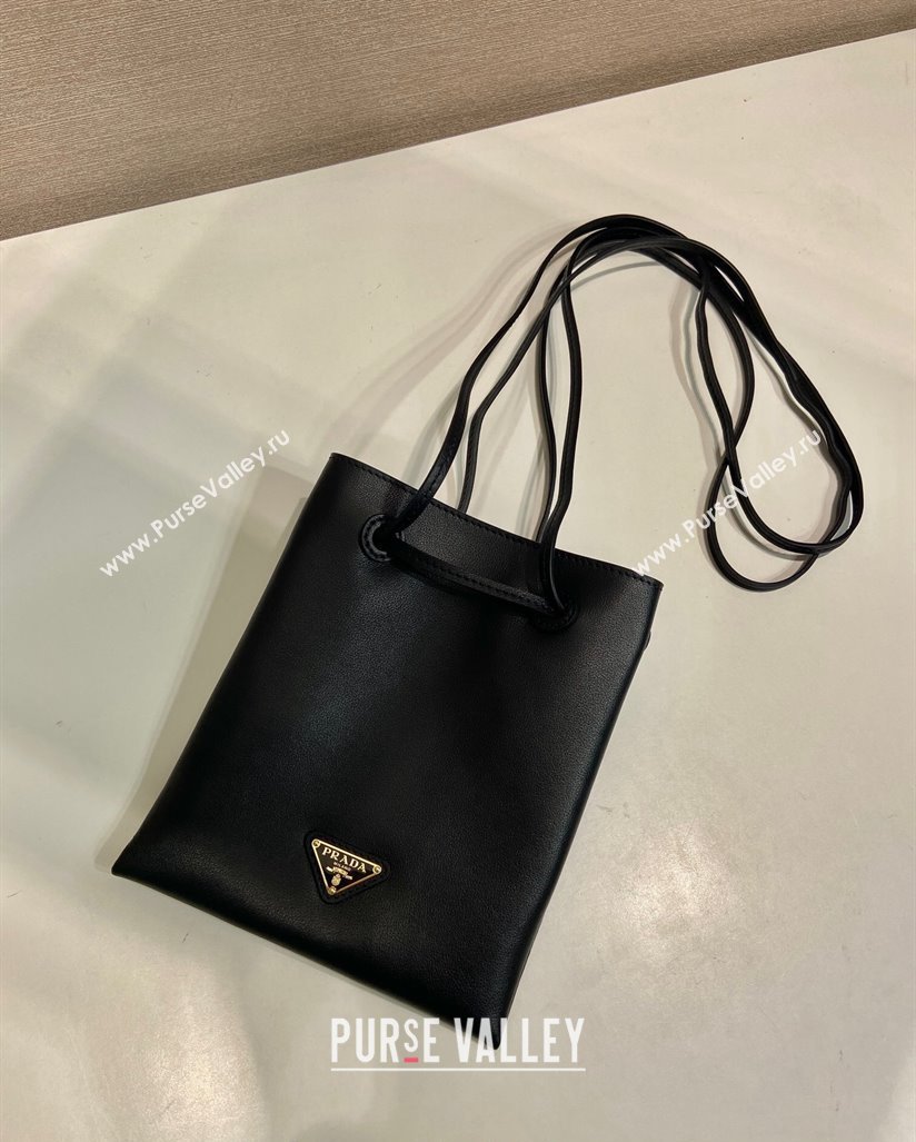 Prada Leather Crossbody Bag Black 2024 1BH221 (YZ-240923002)