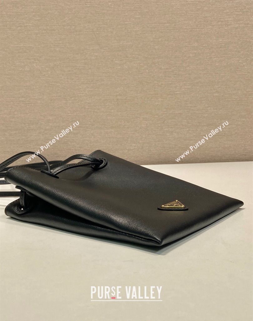 Prada Leather Crossbody Bag Black 2024 1BH221 (YZ-240923002)