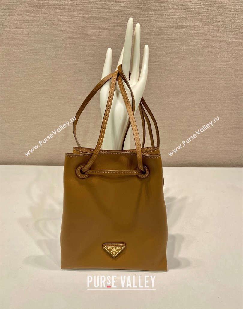 Prada Leather Crossbody Bag Brown 2024 1BH221 (YZ-240923003)