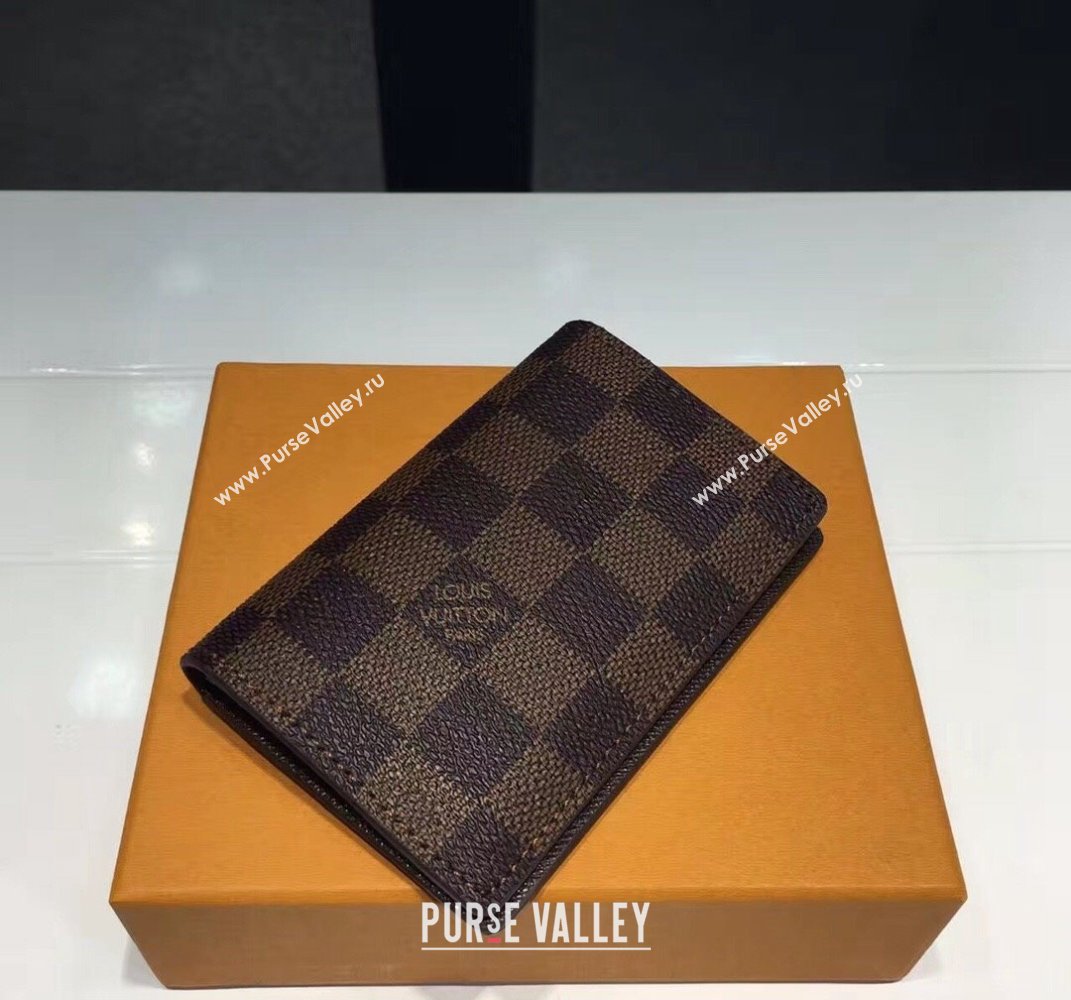 Louis Vuitton Damier Ebene Canvas Wallet N63145 2021 (KI-21101311)