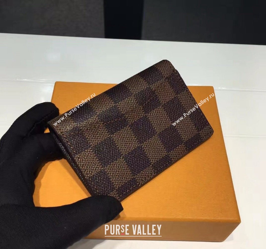 Louis Vuitton Damier Ebene Canvas Wallet N63145 2021 (KI-21101311)