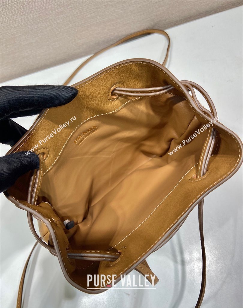 Prada Leather Crossbody Bag Brown 2024 1BH221 (YZ-240923003)