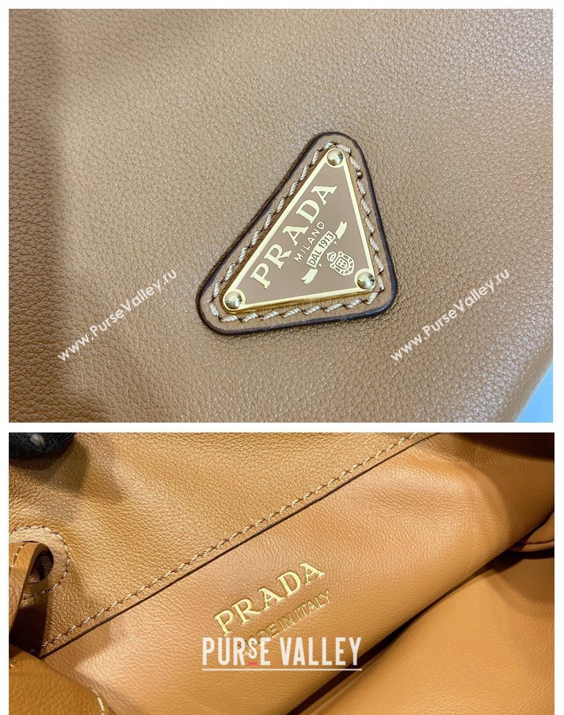 Prada Leather Crossbody Bag Brown 2024 1BH221 (YZ-240923003)