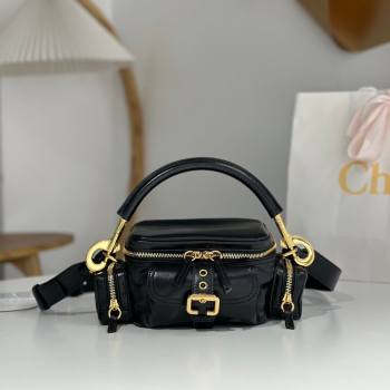 Chloe Small Camera Bag in Shiny Leather W0653 Black 2024 (DL-24090505)