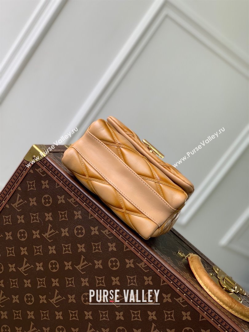 Louis Vuitton GO-14 PM Bag in Sand Lambskin Leather M12332 2024 (K-24110113)