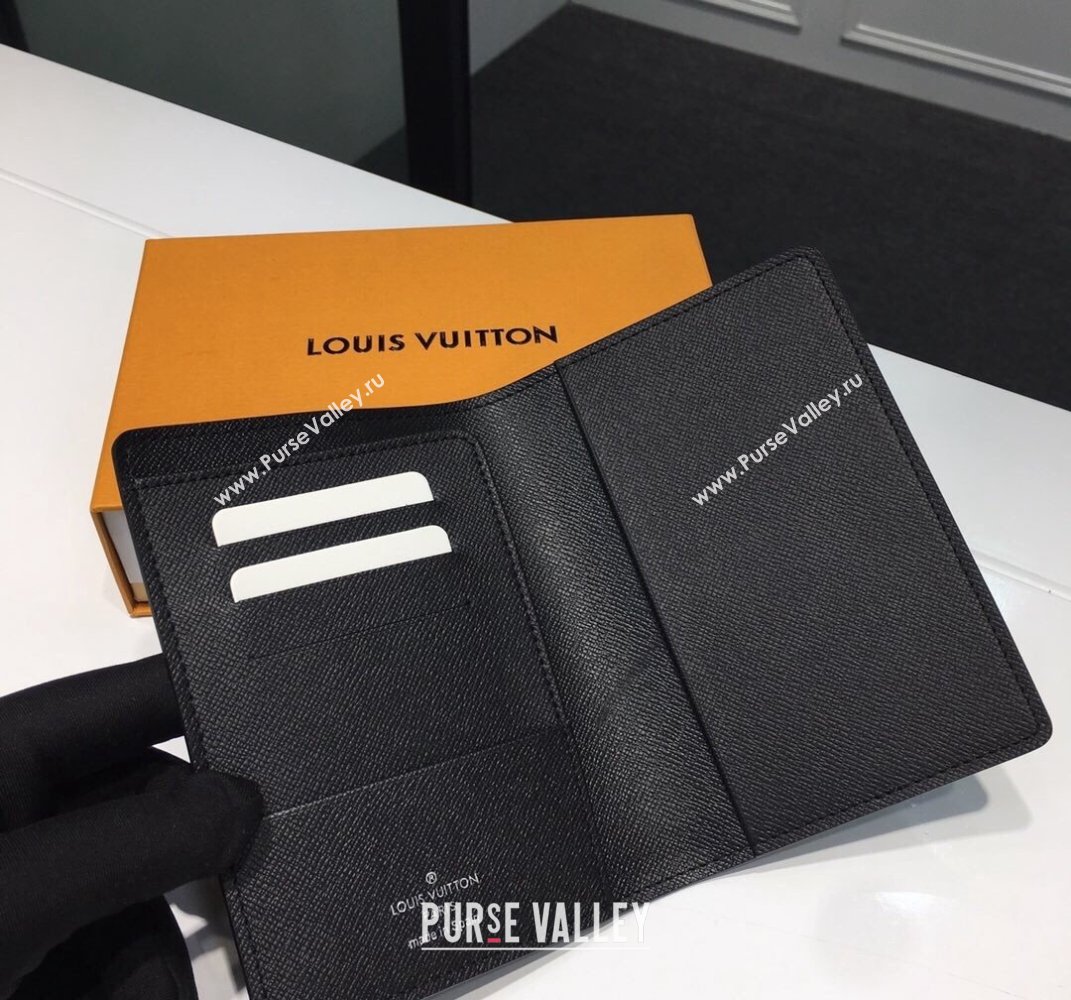 Louis Vuitton Passport Cover M60181 Black Monogram Canvas 2021 (KI-21101313)