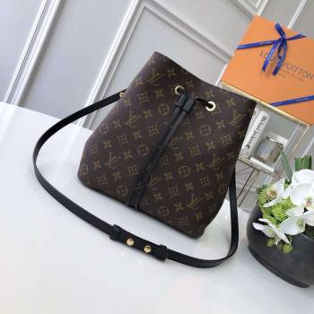 Louis Vuitton NeoNoe MM Bucket Bag in Monogram Canvas M44020 Black 2024 (K-24123003)