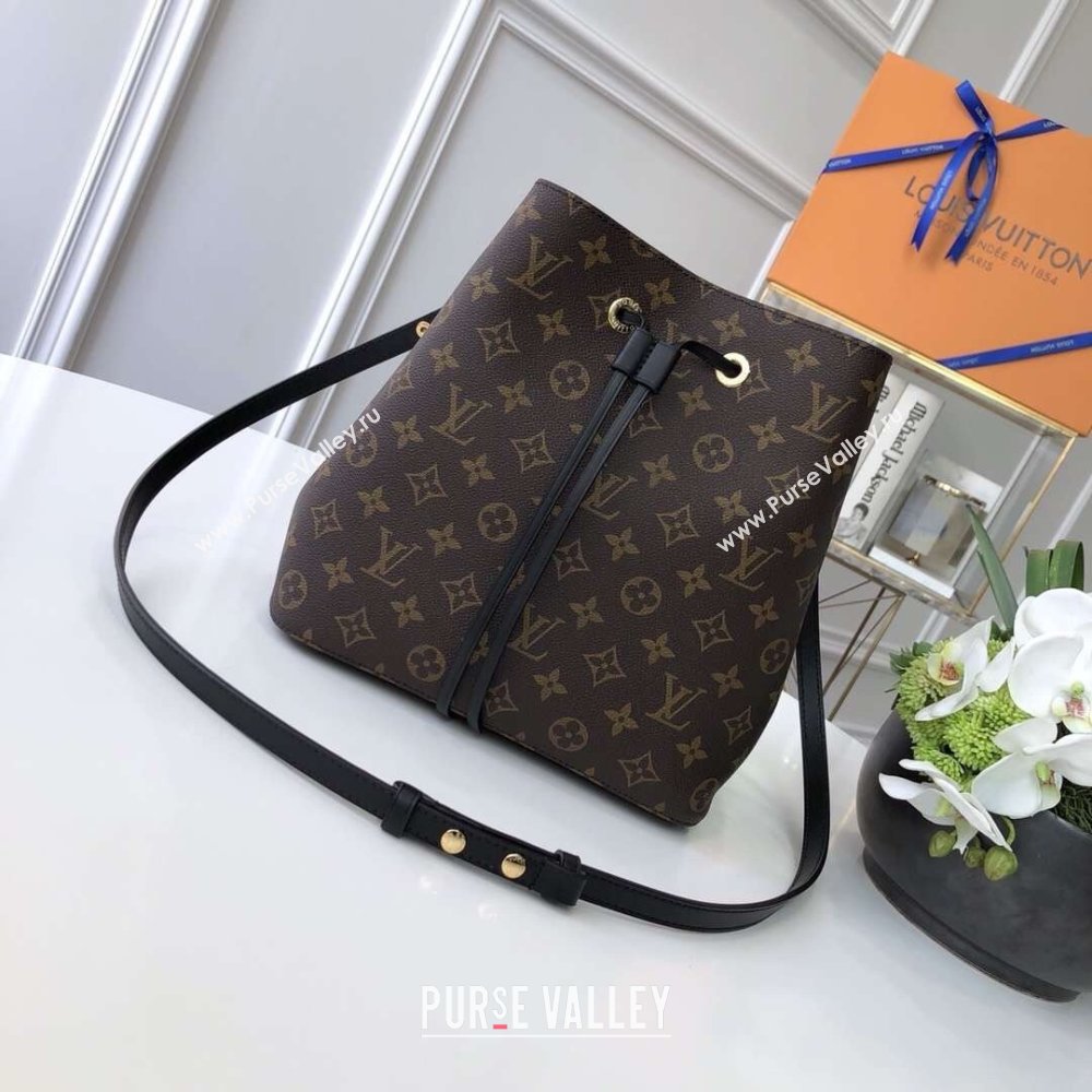 Louis Vuitton NeoNoe MM Bucket Bag in Monogram Canvas M44020 Black 2024 (K-24123003)