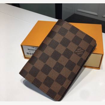 Louis Vuitton Passport Cover N60189 Damier EbeneCanvas 2021 (KI-21101316)