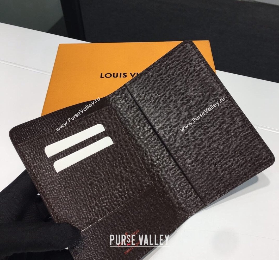 Louis Vuitton Passport Cover N60189 Damier EbeneCanvas 2021 (KI-21101316)