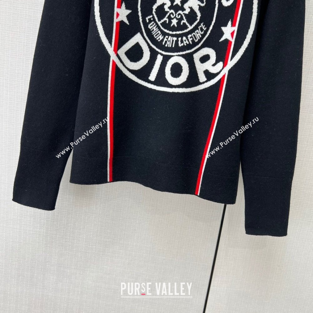 Dior Cashmere Sweater D111011 Black 2023 (Q-23111011)