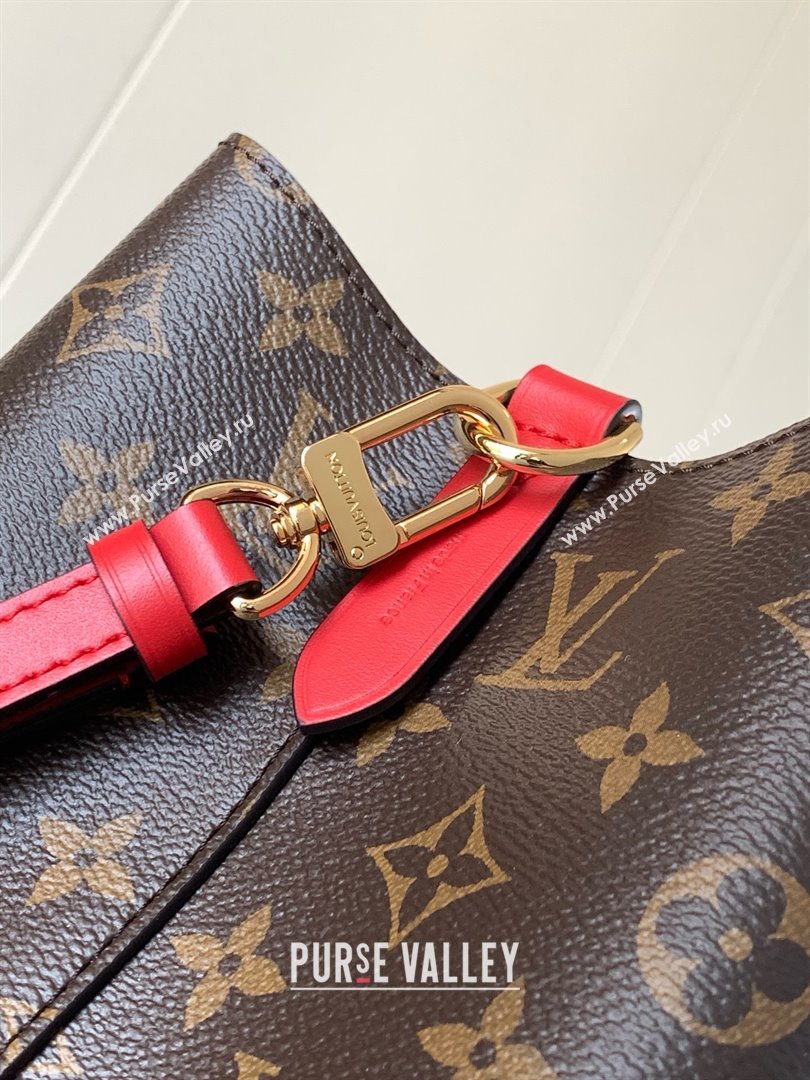 Louis Vuitton NeoNoe MM Bucket Bag in Monogram Canvas M44021 Red 2024 (K-24123005)