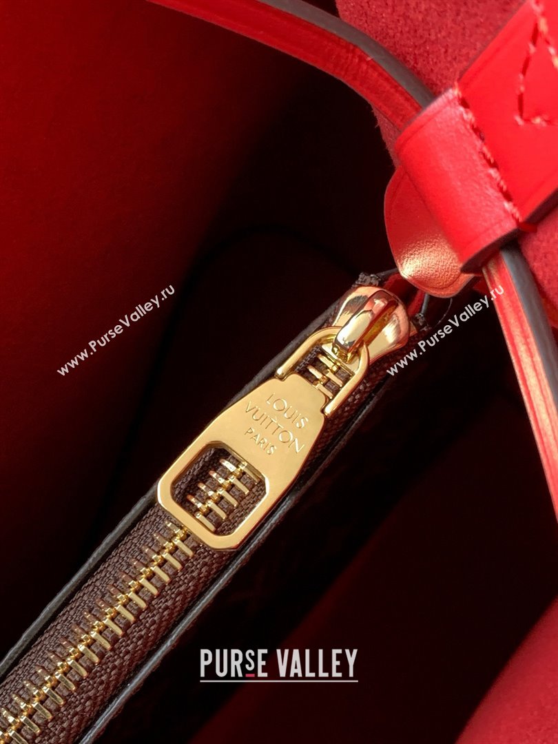 Louis Vuitton NeoNoe MM Bucket Bag in Monogram Canvas M44021 Red 2024 (K-24123005)