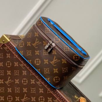 Louis Vuitton Nice Mini Beauty Case Bag in Monogram Canvas M44495 Blue 2024 (K-24102202)