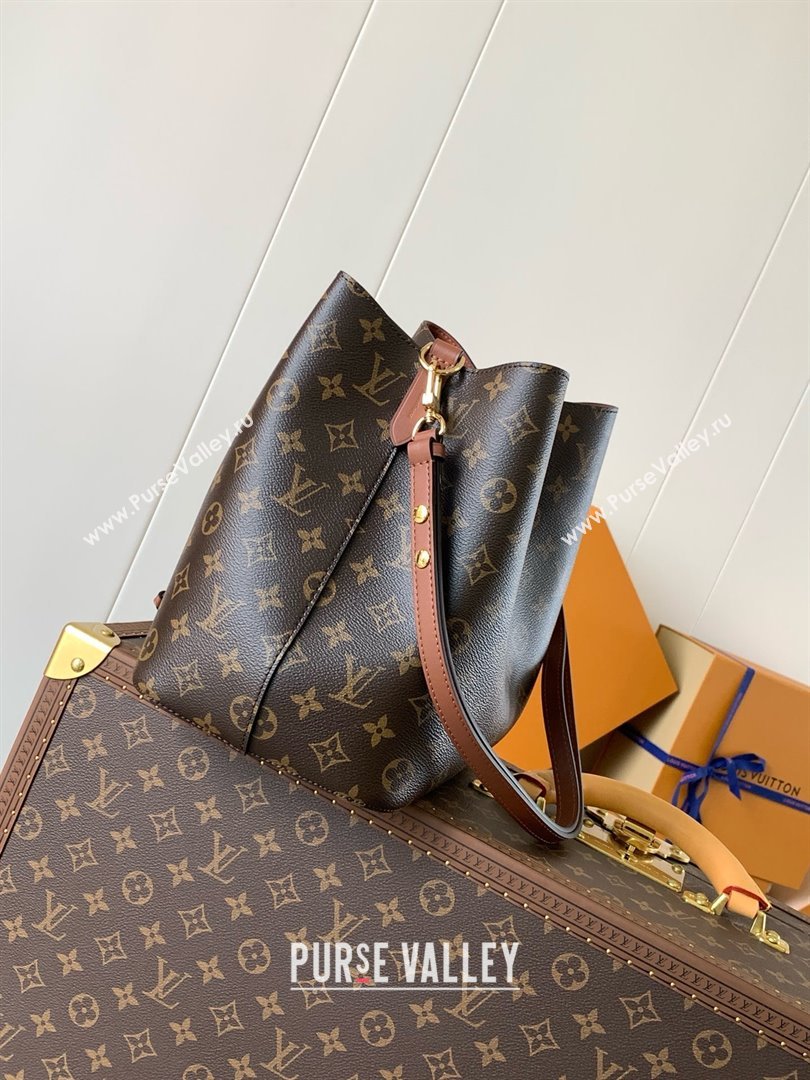 Louis Vuitton NeoNoe MM Bucket Bag in Monogram Canvas M44887 Caramel 2024 (K-24123006)