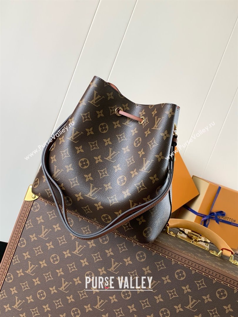 Louis Vuitton NeoNoe MM Bucket Bag in Monogram Canvas M44887 Caramel 2024 (K-24123006)