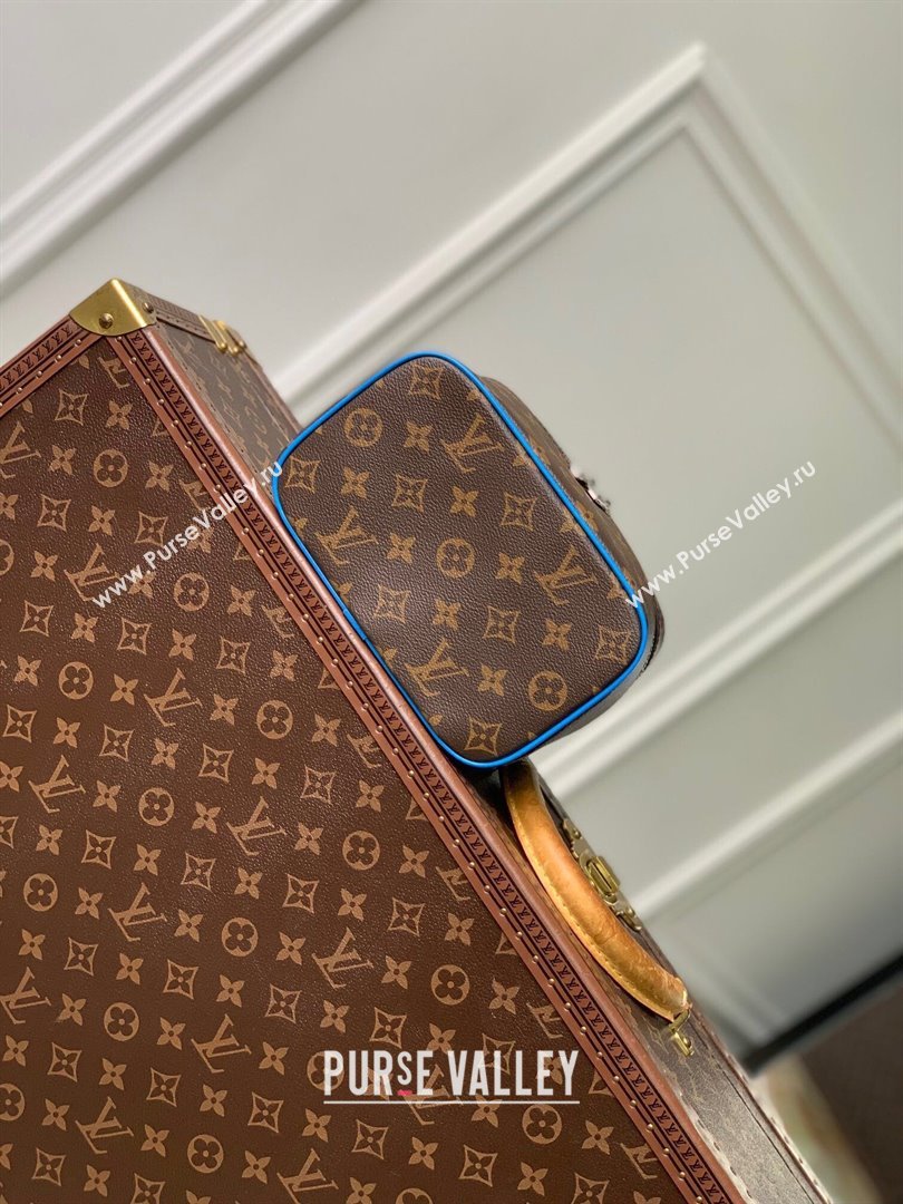 Louis Vuitton Nice Mini Beauty Case Bag in Monogram Canvas M44495 Blue 2024 (K-24102202)