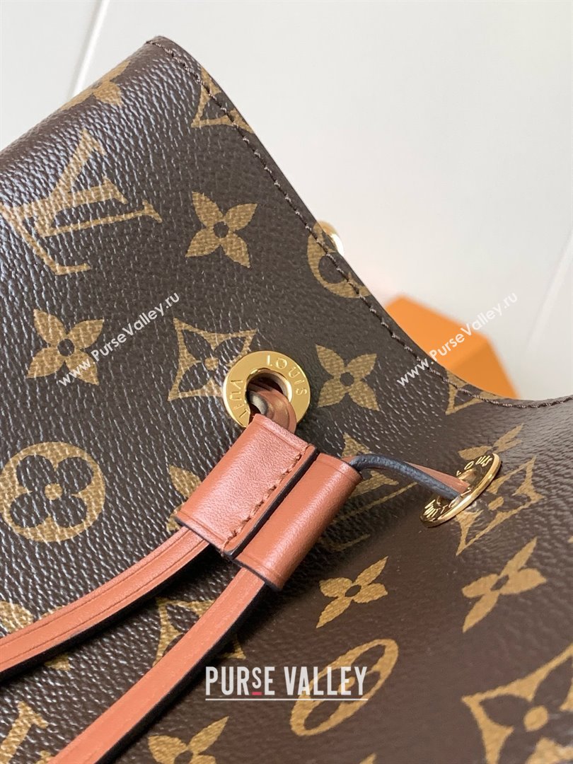 Louis Vuitton NeoNoe MM Bucket Bag in Monogram Canvas M44887 Caramel 2024 (K-24123006)