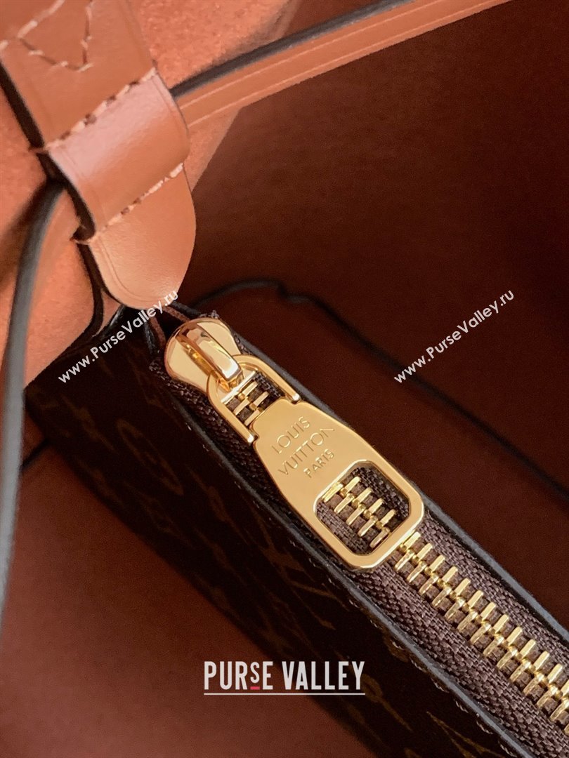 Louis Vuitton NeoNoe MM Bucket Bag in Monogram Canvas M44887 Caramel 2024 (K-24123006)