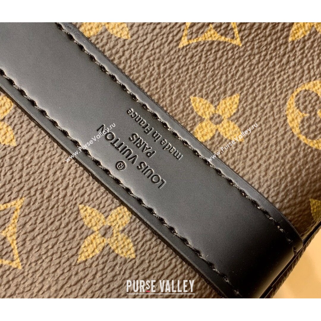 Louis Vuitton Keepall Bandouliere 50 Travel Bag in Monogram Canvas M56713 Brown/Black 2021 (KD-210809053)