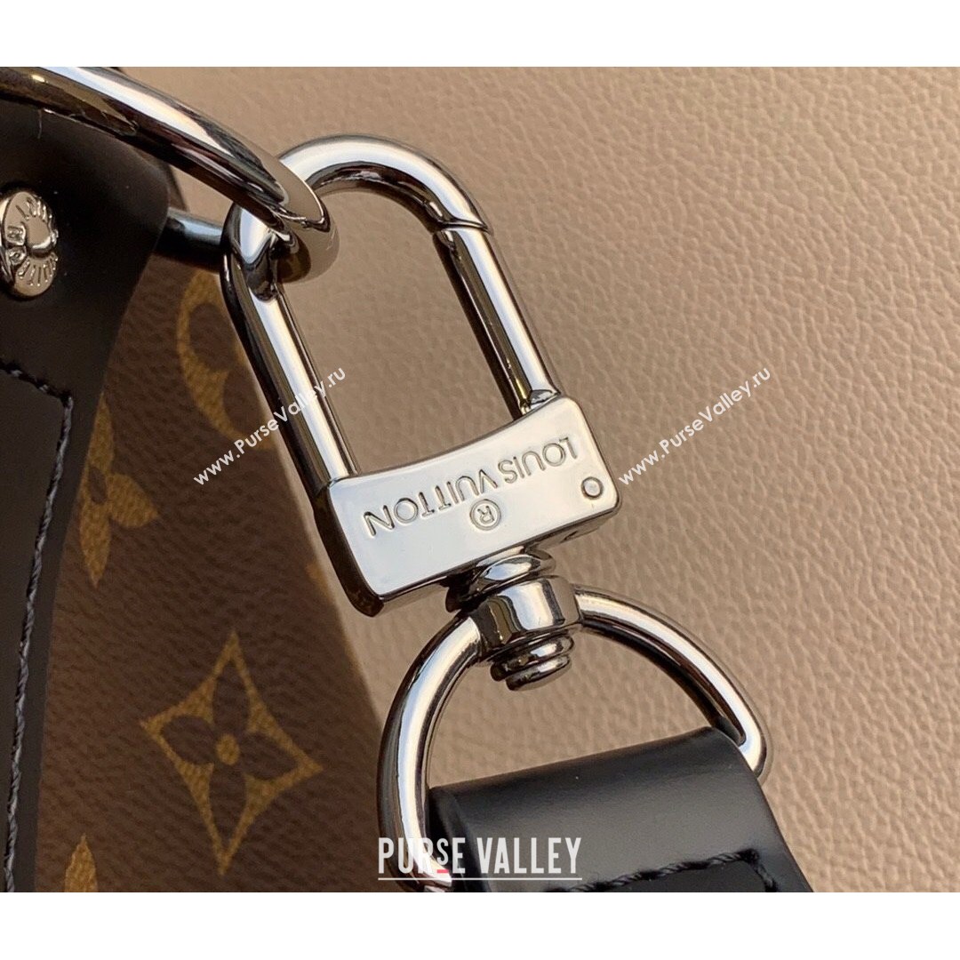 Louis Vuitton Keepall Bandouliere 50 Travel Bag in Monogram Canvas M56713 Brown/Black 2021 (KD-210809053)