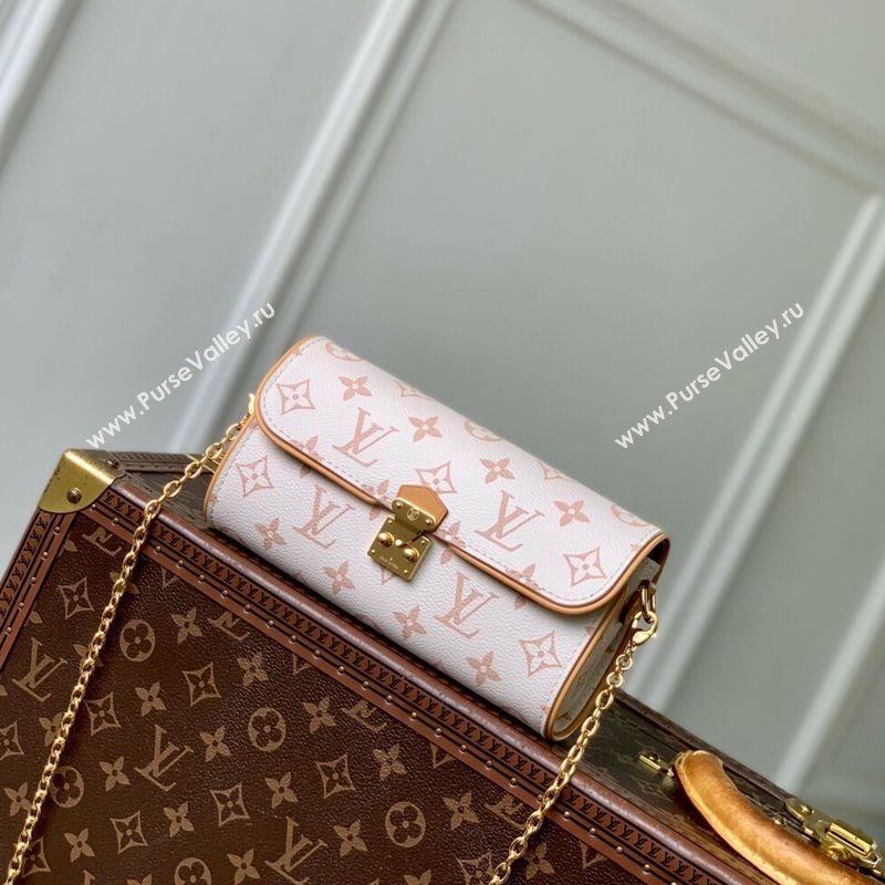 Louis Vuitton Pochette Camille Chain Bag Monogram Dune Canvas M26583 White 2025 (KI-250809054)