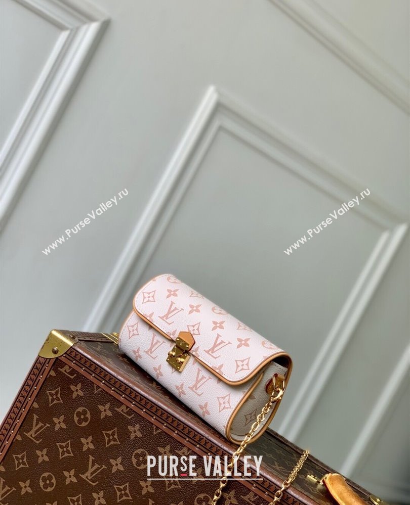 Louis Vuitton Pochette Camille Chain Bag Monogram Dune Canvas M26583 White 2025 (KI-250809054)