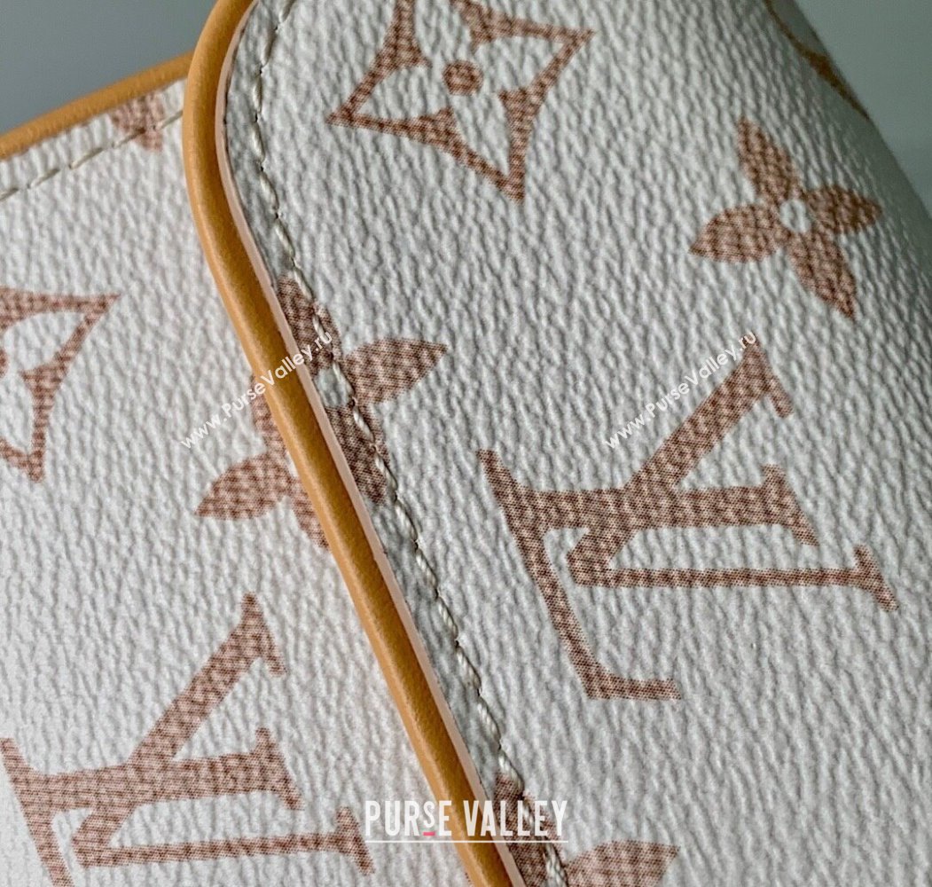 Louis Vuitton Pochette Camille Chain Bag Monogram Dune Canvas M26583 White 2025 (KI-250809054)