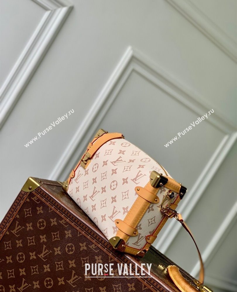 Louis Vuitton Side Trunk MM Bag Monogram Dune Canvas M26287 White 2025 (KI-250809055)