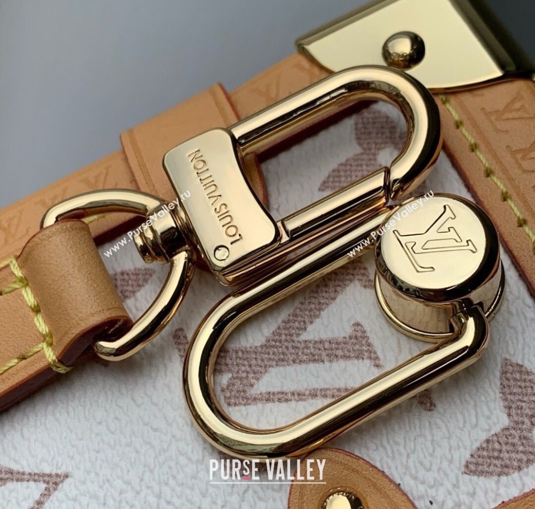 Louis Vuitton Side Trunk MM Bag Monogram Dune Canvas M26287 White 2025 (KI-250809055)