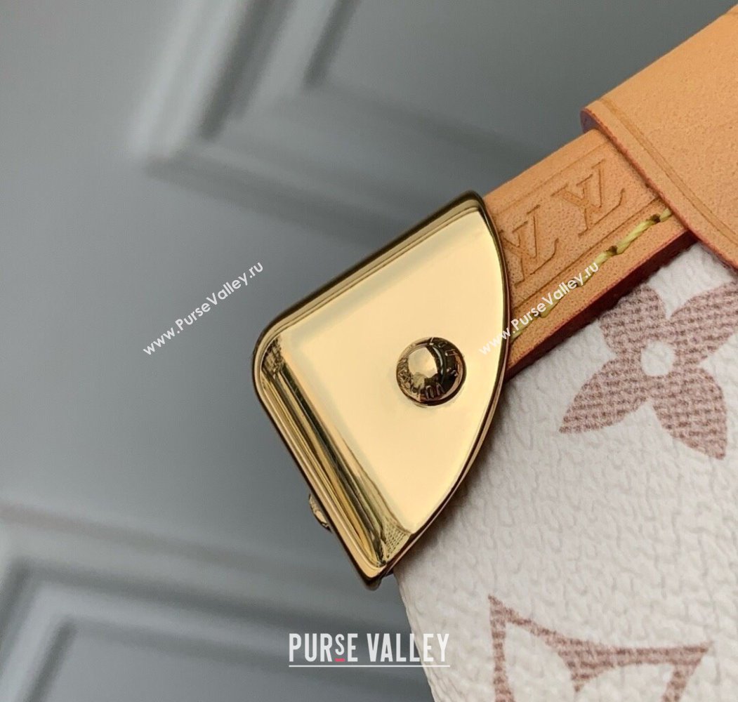 Louis Vuitton Side Trunk MM Bag Monogram Dune Canvas M26287 White 2025 (KI-250809055)