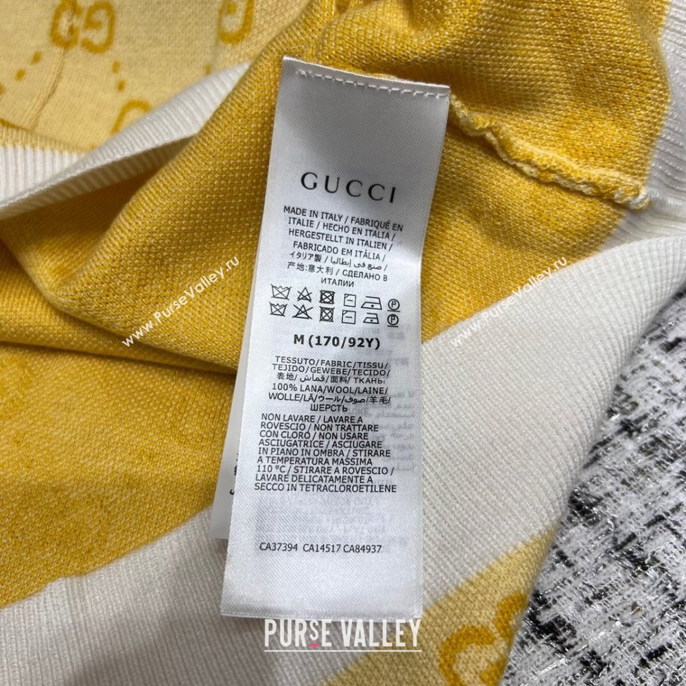 Gucci Wool Dress G032724 Yellow 2024 (Q-24032724)