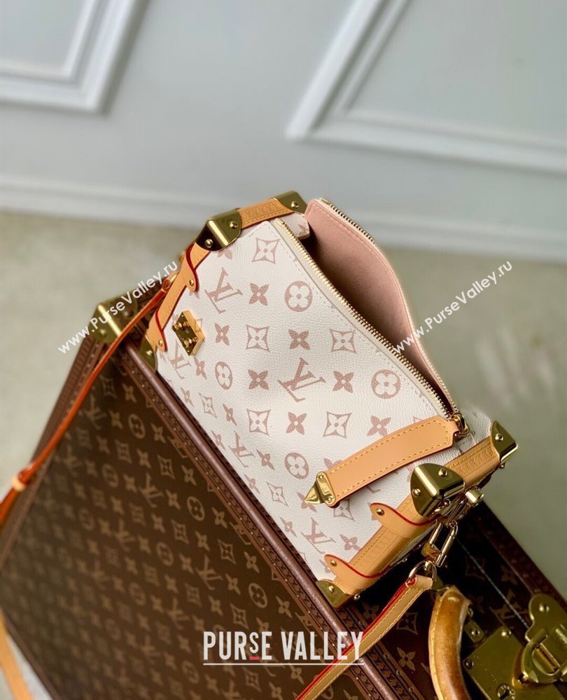 Louis Vuitton Side Trunk MM Bag Monogram Dune Canvas M26287 White 2025 (KI-250809055)