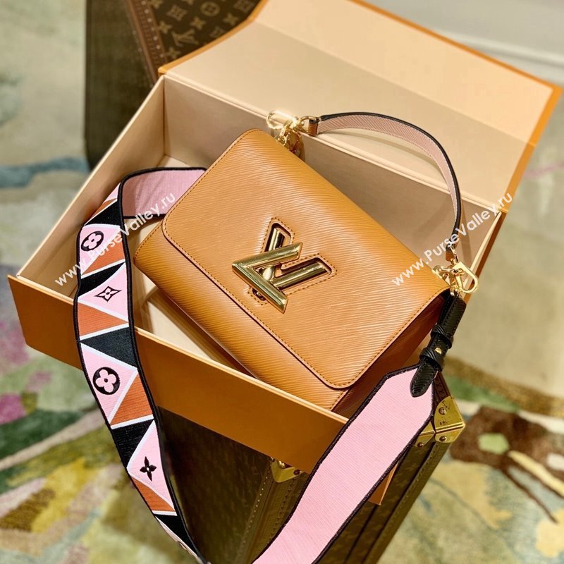 Louis Vuitton Twist MM Bag in Epi Leather M59026 Gold Cipango 2021 (KI-21101328)