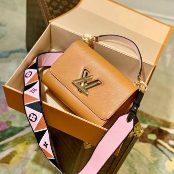 Louis Vuitton Twist MM Bag in Epi Leather M59026 Gold Cipango 2021 (KI-21101328)