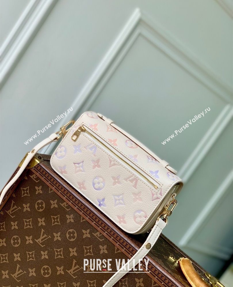 Louis Vuitton Pochette Metis East West Bag in Dream Cream Embossed Leather M25682 2025 (KI-250809057)