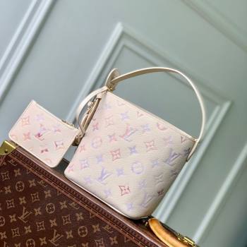 Louis Vuitton All In BB Bucket Bag in Dream Cream Embossed Leather M25673 2025 (KI-250809058)