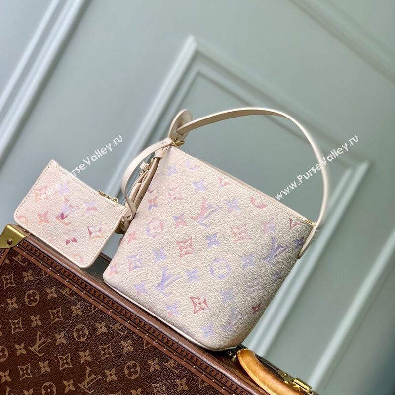 Louis Vuitton All In BB Bucket Bag in Dream Cream Embossed Leather M25673 2025 (KI-250809058)
