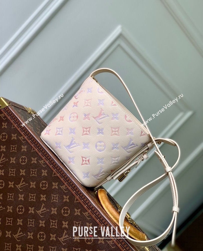 Louis Vuitton All In BB Bucket Bag in Dream Cream Embossed Leather M25673 2025 (KI-250809058)