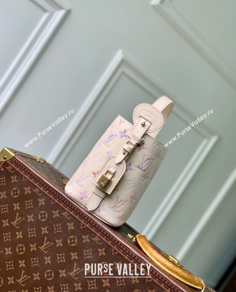 Louis Vuitton All In BB Bucket Bag in Dream Cream Embossed Leather M25673 2025 (KI-250809058)