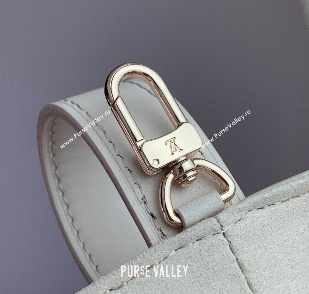 Louis Vuitton All In BB Bucket Bag in Dream Cream Embossed Leather M25673 2025 (KI-250809058)