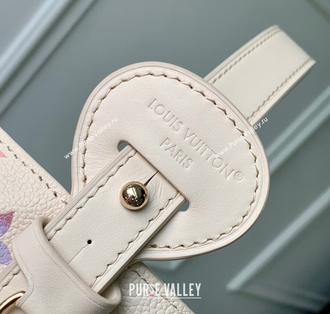 Louis Vuitton All In BB Bucket Bag in Dream Cream Embossed Leather M25673 2025 (KI-250809058)